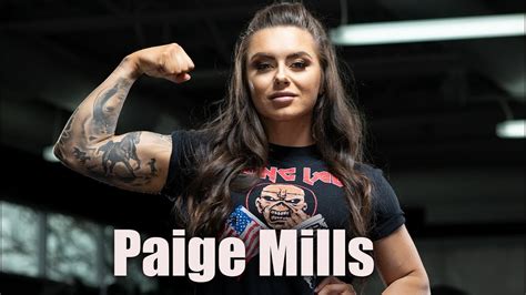 fbb muscles girl paige mills youtube