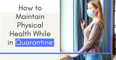 How To Maintain Physical Health While In Quarantine