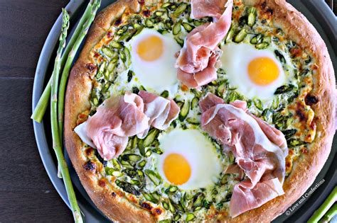 Love And Confections Asparagus Egg And Prosciutto Brunch Pizza Brunchweek