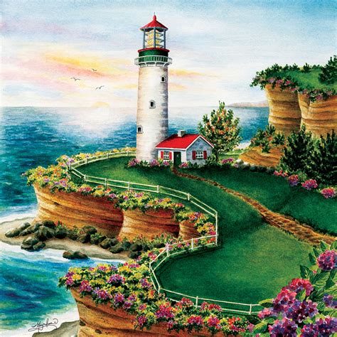 Control the level of difficulty and it's free to play. Lighthouse Sunset, 500 Pieces, SunsOut | Puzzle Warehouse