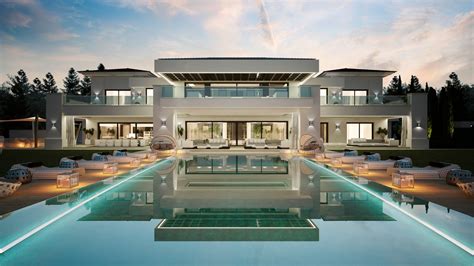 Luxurious 9 Bedroom Spanish Home With Indoor And Outdoor Pools
