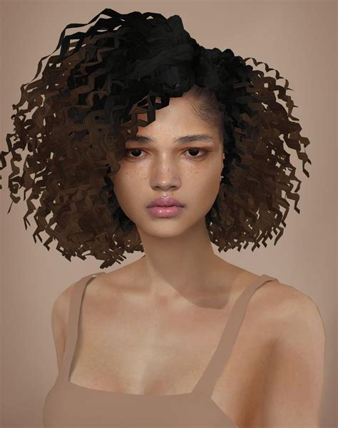 Lana Cc Finds Sims 4 Curly Hair Sims 4 Afro Hair The Sims 4 Skin