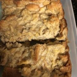 Peachy Bread Pudding With Caramel Sauce Photos Allrecipes Com