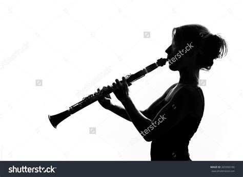 Clipart Clarinet Silhouette Clipground