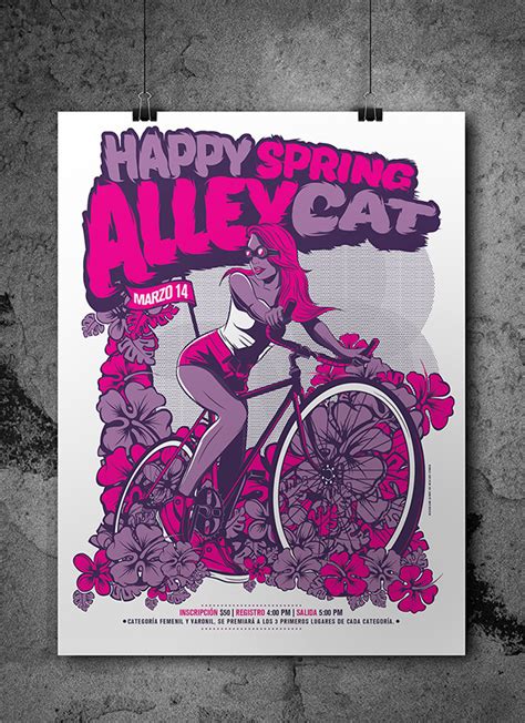 Happy Spring Alleycat 2015 Behance