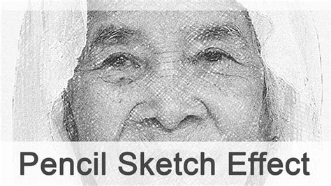 Photoshop Pencil Sketch Effect Youtube