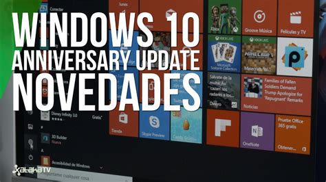 Windows 10 Anniversary Update Principales Novedades Youtube
