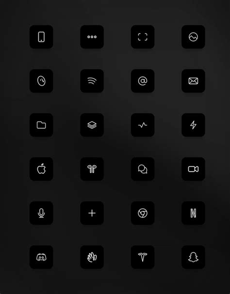 We particularly love the clean black and white minimalism of. iOS 14 Monochrome Icon Set