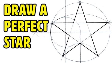 How To Draw A Perfect Star Easy Step By Step Guide Youtube