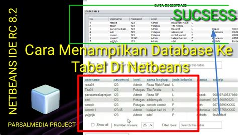 Cara Menampilkan Data Di Database Pada Tabel Java Netbeans My Xxx Hot