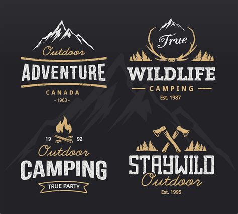 Vintage Outdoor Logos