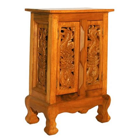 Turns out that stock cabinets are good for something beyond the kitchen. EXP Décor Handmade 24" Oriental Dragons Storage Cabinet / Nightstand - Natural Finish & Reviews ...