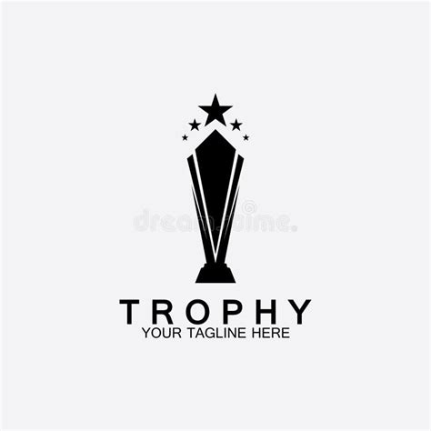 Trophy Vector Logo Iconchampions Trophy Logo Icon For Winner Award
