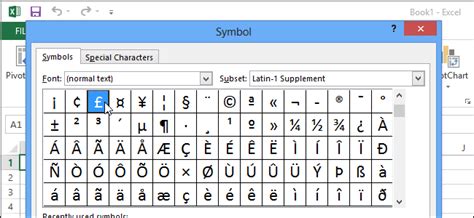 How To Assign Keyboard Shortcuts To Symbols In Excel 2013