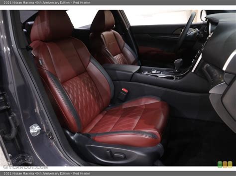 Red 2021 Nissan Maxima Interiors