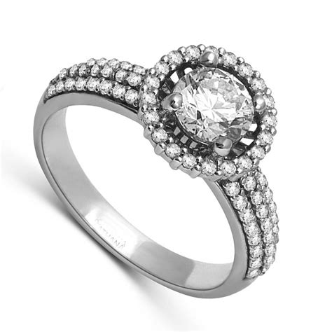Save $127.60 (20%) sale starts at $510.39. Luxurious Halo Cheap Engagement Ring 1.00 Carat Round Cut Diamond on Gold - JeenJewels