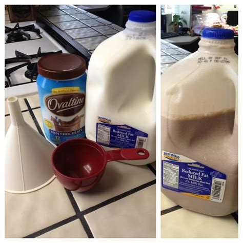 Homemade Chocolate Milk 1 Gallon Milk 2 Cups Ovaltine Best