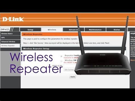 Dlink Set Up Wireless Repeater Mode Netvn Youtube