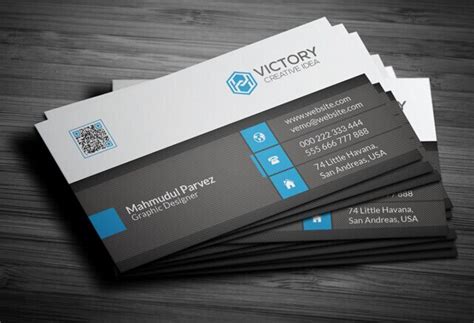Free Print Ready High Resolution Corporate Business Card Template Psd