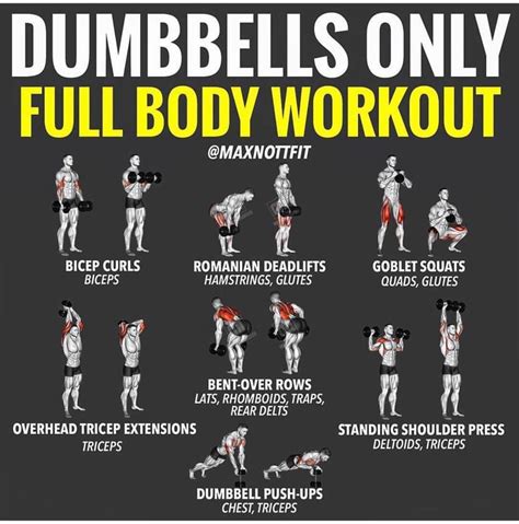 Dumbbells Only In 2020 Full Body Dumbbell Workout Dumbbell Workout