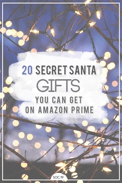 4.8 out of 5 stars 1,329. 20 Secret Santa Gifts You Can Get on Amazon Prime - Society19