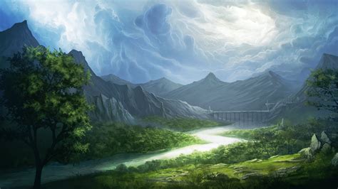 Fantasy Landscape K Ultra HD Wallpaper