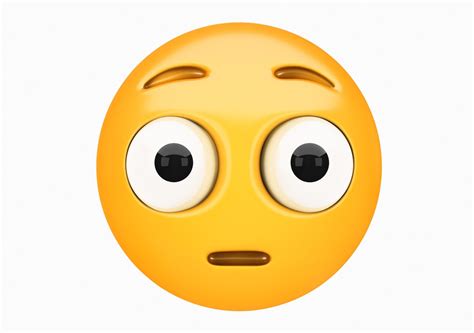 Emoji Flushed Face CGTrader