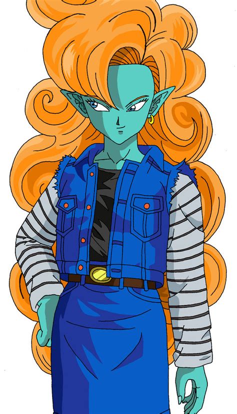 Zangya With Android 18s Clothes Dragon Ball Females Fan Art