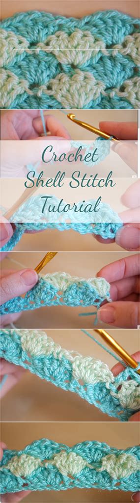 Crochet Shell Stitch Easy Diy Tutorial For Beginners Free Video Guide