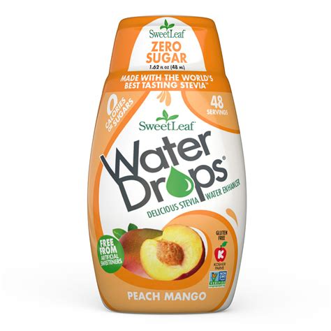 Peach Mango Water Drops® 48 Servings Sweetleaf®