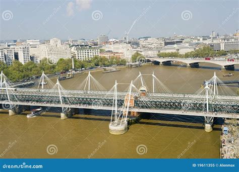 London Foot Bridge Stock Image Image Of History Gothic 19611355