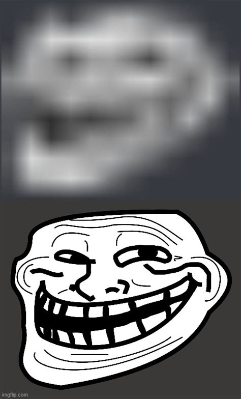 Extremely Low Quality Troll Face Imgflip
