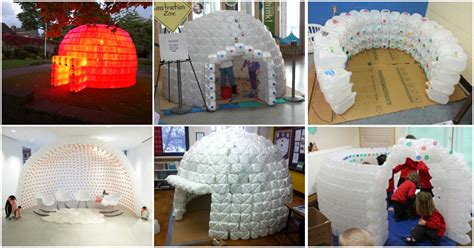 Recycling At Its Finest How To Build A Magnificent Milk Jug Igloo