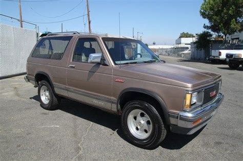 Purchase Used 1989 Gmc Jimmy S15 2 Door 2wd Automatic 6 Cylinder No