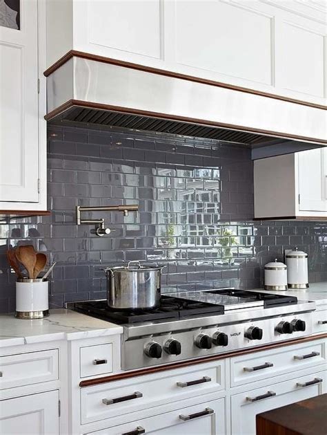 Adding a backsplash to your kitchen is a great way to create atmosphere with color and texture. 17 Grey Kitchen Backsplash Ideas That Leave You Awestruck
