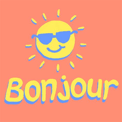French Bonjour  By Giphy Studios Originals Find And Share On Giphy