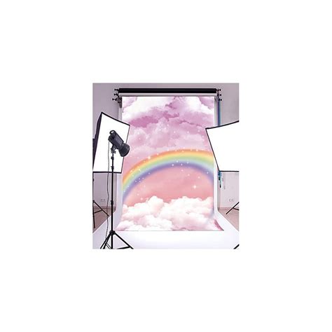 Buy Laeacco Colorful Rainbow With Shiny Stars Backdrop 3x5ft Fantasy