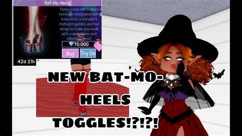 All New Bat Mo Heel Toggles Royale High🏰 Update Youtube