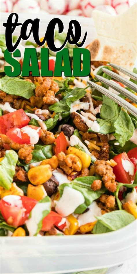 Its a nice alternative though! Your family will love this hearty, delicious taco salad ...