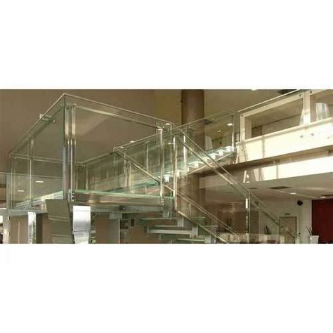 Ss Glass Railing At Rs 1100 Running Feet Stainless Steel Glass Railing In Faridabad Id