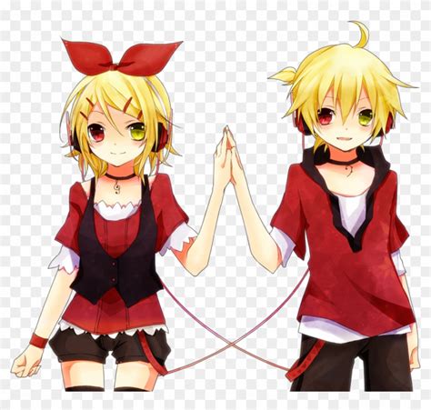 Is This Your First Heart Anime Twins Boy And Girl Hd Png Download