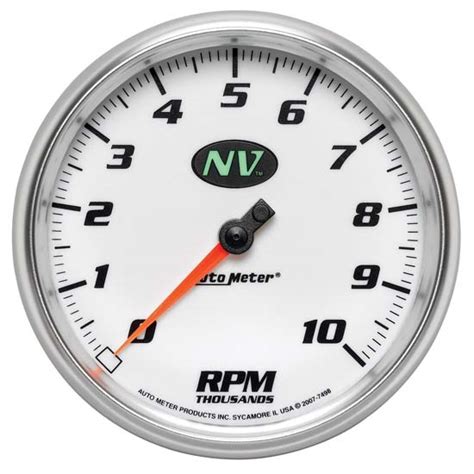 Auto Meter 7498 Nv Air Core In Dash Tachometer 5 Inch