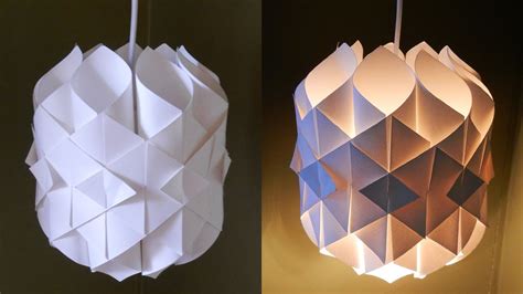 Diy Paper Lamplantern Cathedral Light How To Make Doovi