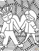 Pop Coloring Couple Printable Drawing Adults Getdrawings Categories sketch template