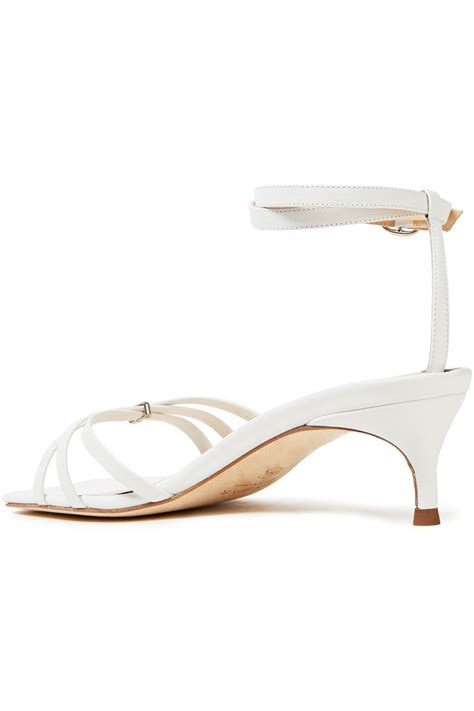 By Far Kaia Leather Sandals Sale Up To 70 Off The Outnet