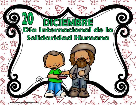 Efemérides Del Mes De Diciembre Fabulosos Diseños Educación Primaria