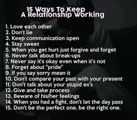Empower yourself to be the very best in this regard. 15 Ways To Keep A Relationship Working Pictures, Photos ...