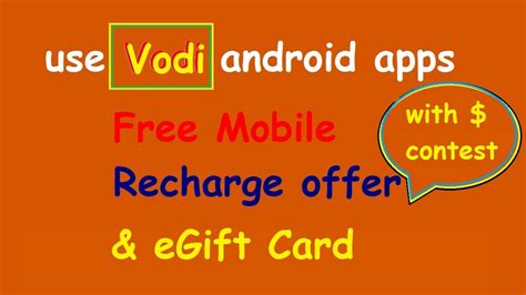 Vodi Android Apps Free Mobile Recharge And Et Card With Contest