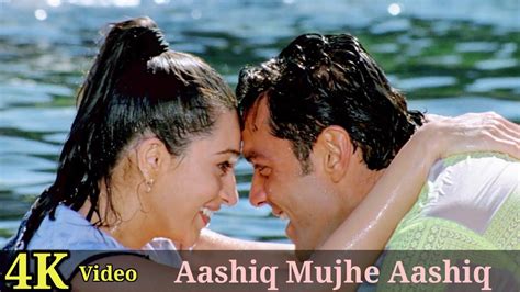 Aashiq Mujhe Aashiq Title 4k Video Song Bobby Deol Karishma Kapoor Roop Kumar Rathod Hd