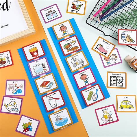 35 Pieces Visual Schedule Cards For Kids Routine Cards Home Chore Chart